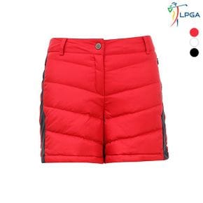 여성 하이브리드 구스다운 숏팬츠  L184PT851P _P317696945