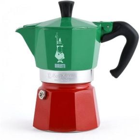 영국 비알레띠 모카포트 Bialetti Moka Express Italia Tricolor 3 cup coffee maker Aluminum G