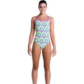 독일 펑키타 여자 수영복 Funkita Hochwertiger Trainings Badeanzug City Sweetheart Farbe Mul