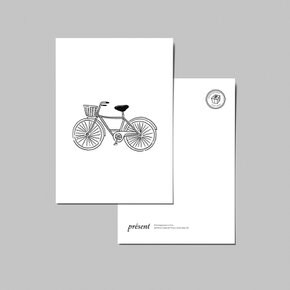 signature bicycle postcard