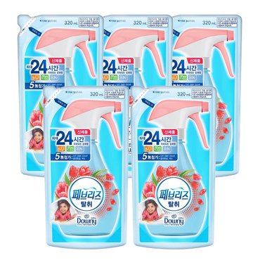  페브리즈 섬유탈취제 리필형 320ml 다우니향 5ea