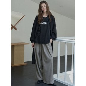 Oversize Long Knit Cardigan - Black