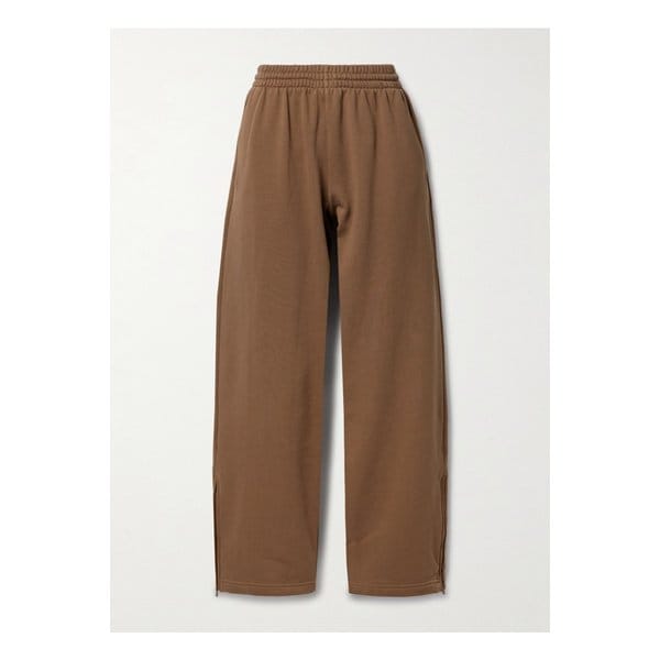 워드로브 NYC 헤일리 비버 코튼 저지 와이드 스웨트팬츠 브라운 1647597315068731