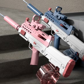 초강력 M416 글록 대형 기관총 전동 워터건 대용량 물탱크 연속 저격 고압 샷건 워터밤 물총