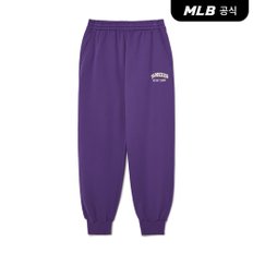 [엠엘비코리아공식] 바시티 로고 기모 조거팬츠 NY (Violet)