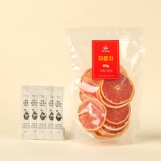 허니자몽 차 선물세트 (건조자몽80g) + 꿀스틱