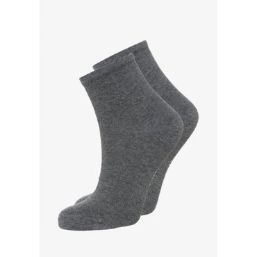 이스퀘어 4396044 Tommy Hilfiger WOMEN CASUAL SHORT SOCK 2 PACK - Socks middle grey melange