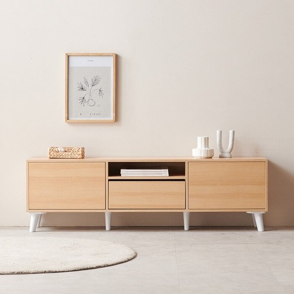 미니멀한 티비다이 원룸 거실장 KD527