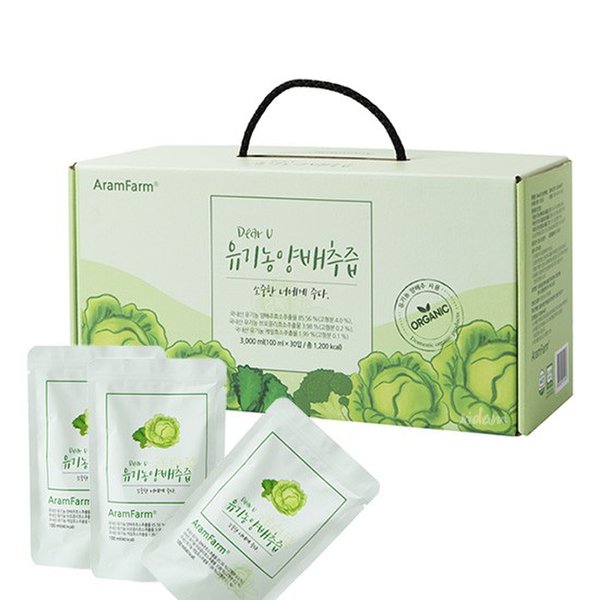 DearU 유기농 양배추즙 (100ml*30입) - 신세계몰