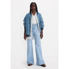 4391727 Levis RIBCAGE BELLS - Trousers marin babe