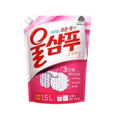 애경 울샴푸오리지날 1.5L 리필 2개입