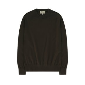 Essential Crew Neck Knit (Brown)