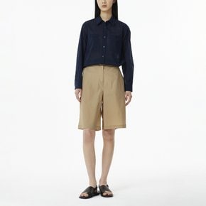 여 사각사각 버뮤다 팬츠(BEIGE / KHAKI / NAVY)