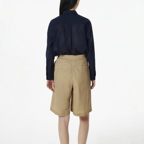 여 사각사각 버뮤다 팬츠(BEIGE / KHAKI / NAVY)