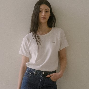 틸아이다이 Floral sleeve volume t-shirt TISU03TS03_Ivory