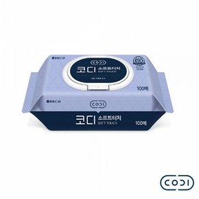 코디 소프트터치 물티슈 물티수 캡형 100매 물티슈100매 소프트물티슈 아기물티슈 코디물티슈