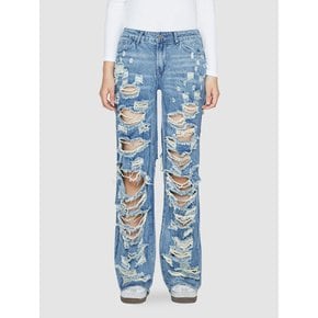 HEAVY IRREGULAR RIPOFF JEANS