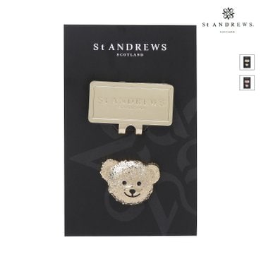 세인트앤드류스 [30%가격인하] 골드 공용 로고 테디베어 볼마커 831D1ACA04_GD
