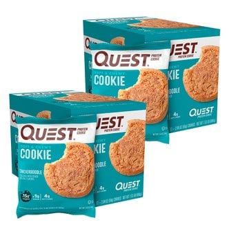  퀘스트뉴트리션 Quest Nutrition 프로틴 15g 2팩 스니커두들 쿠키 12개 분리유청단백질 WPI