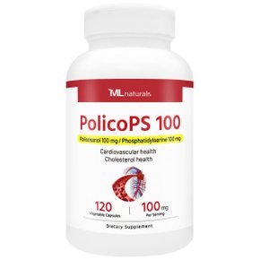 신제품 마이라이프 내추럴스 폴리코사놀+포스파티딜세린 100mg 폴리코PS 120야채캡슐 NEW