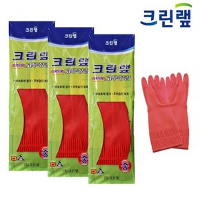 다용도용 고무장갑 M 3세트