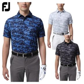 3131878 풋 조이 FOOTJOY 골프 웨어 맨즈 반소매 셔츠 FJ-S23-S15 스트레치  CA3238090