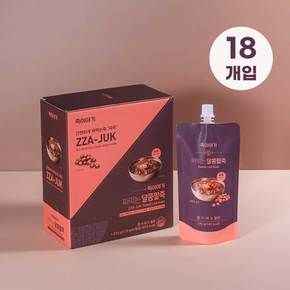 죽이야기 짜먹는 죽 짜죽 달콩팥죽 170G , 18팩