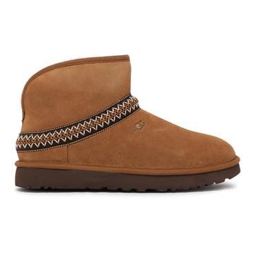 UGG 어그 여성 크레센트 클래식 미니 앵클부츠 BROWN  UGG73CCABRW 6150868