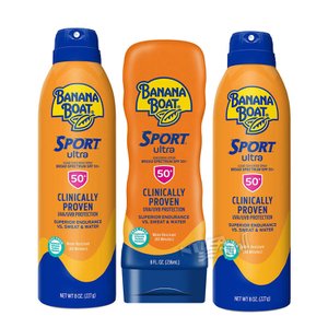  바나나보트 울트라 스포츠 선크림(236ml)+스프레이(227g) 2개 SPF50 BANANA BOAT SPORT ULTRA SU