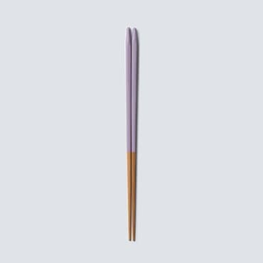 사브르 야마치쿠 호소케즈리 대나무 젓가락 23cm 라벤더