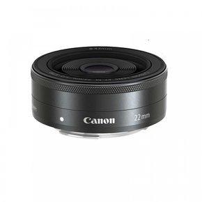 캐논 Canon 단초점 광각 렌즈 EF-M22mm F2 STM 미러리스 일안 대응 캐논 EF 마운트 블랙, 블랙