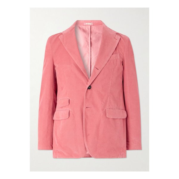 캐치2 슬림핏 코튼 코듀로이 블레이저 핑크 1647597354974706