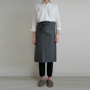 롱 모노 바리스타 앞치마 에이프런 멜란지그레이