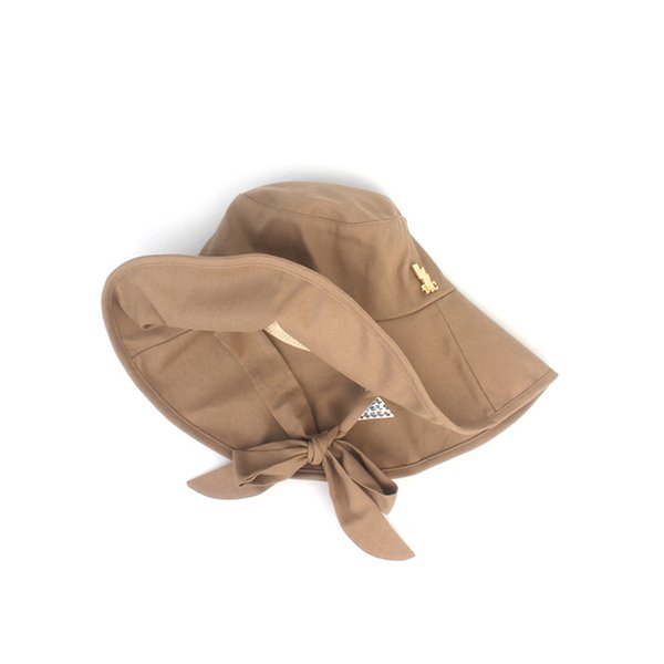 Summer Bold String Beige Bucket Hat 버킷햇