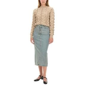 Womens Skirt 01185422_0349 DENIM