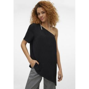 4339712 Vero Moda VMALVA ONE SHOULDER DETAIL - Blouse black