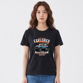 EXPLORER 라운드 남여공용 반팔C 컬러