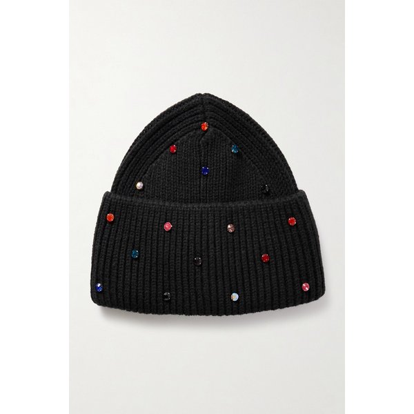 골드버그 드림 크리스탈 장식 리브 니트 비니 46376663162919545