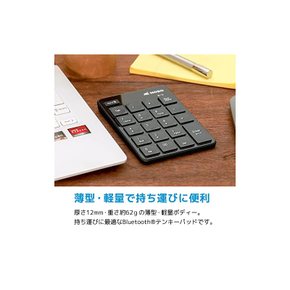 MOBO TenkeyPad 모보텐키패드 20키- 팬터그래프 키피치 19mm 블랙 AM-NPB20-BK