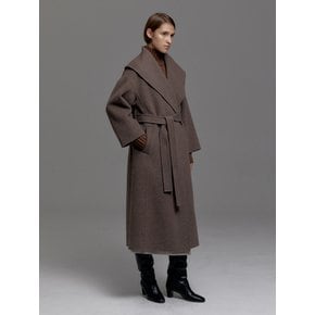 HANDMADE WIDE COLLAR ROBE LONG COAT