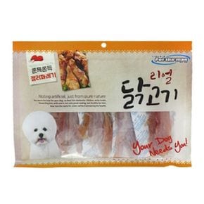 강아지육포간식 강아지 리얼 쫀득 젤리꽈배기 300g 반려견 육포 간식