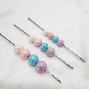 UV구슬 꾸미기 재료 비즈 파츠 펜꾸 동대문 볼펜 꾸미기 재료 키트 DIY 빗꾸 거꾸 책갈피