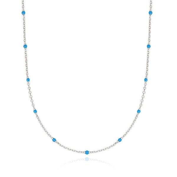 에폭 실버 터키석 목걸이 TNSSVW4130-BL