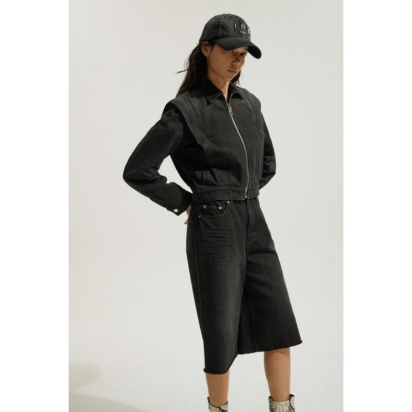 [여주점] [이로] 여성 NOISY 날개 데님 자켓 ILJCS25701BKL