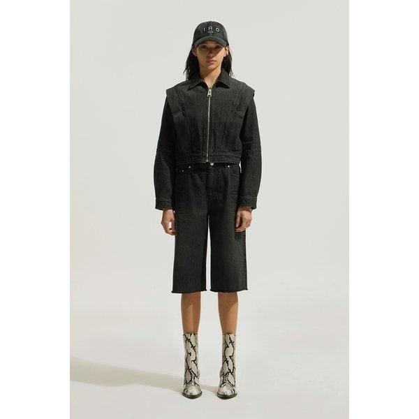 [여주점] [이로] 여성 NOISY 날개 데님 자켓 ILJCS25701BKL