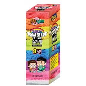 흔한남매 부활슬라임 레인보우세트8색