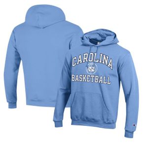 4594249 Champion Mens Light Blue North Carolina Tar Heels Basketball Icon Powerblend Pullo