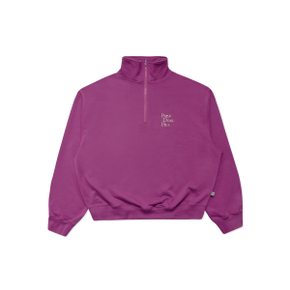 Half Zip-up Sweatshirt Violet