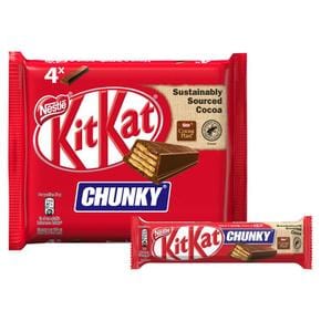 [해외직구] KitKat 킷캣 청키 밀크 초콜릿 바 40g 4개입 2팩