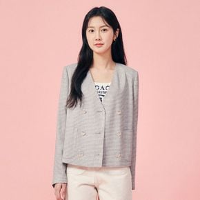 브이넥 더블 브레스트 재킷 GP4M0JK911_P360077931